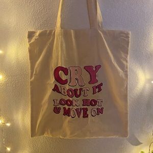 y2k tote bag with graphics